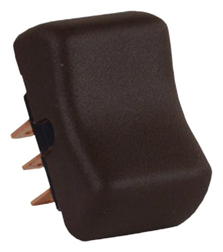 JR Products 13015 DPDT On/Off/On Brown Momentary Switch
