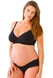 Belabumbum Black Camille Maternity/Nursing Bra