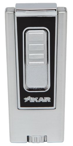 Xikar Trezo Black Triple Torch Flame Lighter