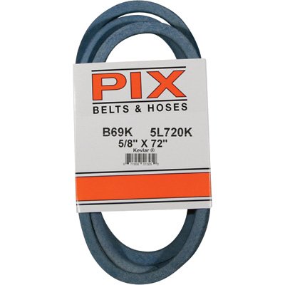 PIX Blue Kevlar V-Belt with Kevlar Cord - 72in.L x 5/8in.W, Model# B69K/5L720K
