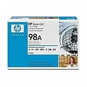 Hewlett Packard Toner N�98A 92298A noir (6800 copies)