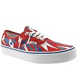 Vans Authentic Multi Palm - 11 Uk - Red - Fabric
