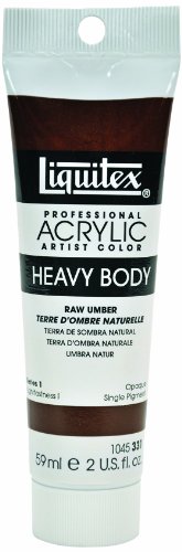 Liquitex Professional Heavy Body Acrylic Paint 2-oz tube, Raw Umber Liquitex Professional Heavy Body Acrylic Paint 2-oz tube, Raw Umber