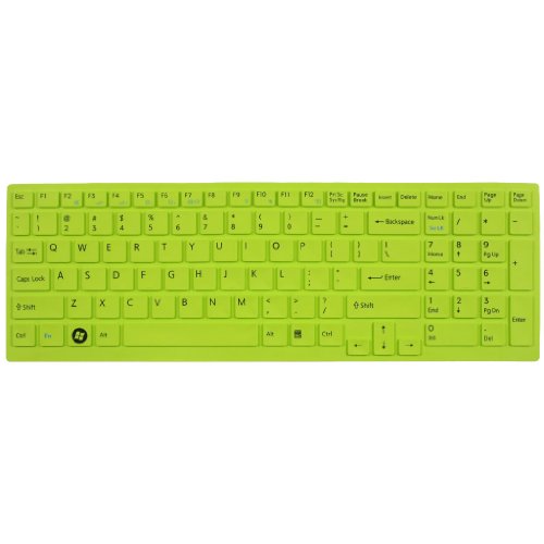 Sony Vaio VPC EB Series Keyboard Patroness Skin Cover US Layout Green