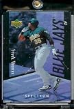 2007 Upper Deck Spectrum Baseball Card #33 Frank Thomas Toronto Blue Jays - Mint Condition - In Protective Display Case !
