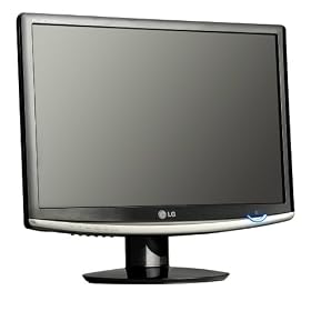 LG W2552TQ 22" Widescreen DVI 2ms Black LCD Monitor - Tilt Stand