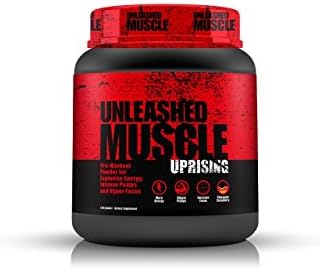 Unleashed Muscle Uprising: Pre-workout Energy Powder for Exmplosive Energy, Pump Enhancer, Strength Enhancer, Increased Focus, Added Creatine, Strongest Pre-workout on the Market (Pineapple)