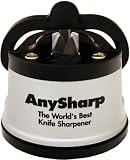 AnySharp Global Worlds Best Knife Sharpener (Silver)
