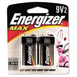 EVEREADY BATTERY Alkaline Batteries, 9V, 2 Batteries per Pack