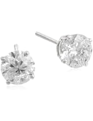 IGI Certified 14k Gold Round-Cut Diamond Studs (1.5 cttw, H-I Color, SI2-I1 Clarity)