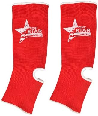 Ankle Foot Support Anklet Pads Brace Guard Protector Red