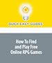 How To Find and Play Free Online RPG Games