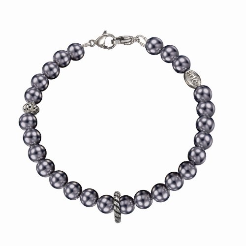 edc by Esprit Damen-Armband Innocent Pearl Pearly Grau EEBR10153A180 Preisvergleich