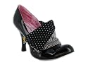 IRREGULAR CHOICE FLICK FLACK COURT SHOES BLACK/PATENT