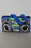 Loop Design The Ghetto Blaster Tote w/Working Speakers in Cobalt,Bags for Women 41uS8zKeBNL. SL160 Loop Design The Ghetto Blaster Tote w/Working Speakers in Cobalt,Bags for Women
