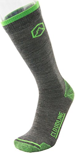 CloudLine Merino Wool Moderate Compression Socks ~15mmHg - Ultra Light Weight