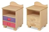 Room Magic Natural Nightstand, Girl Teaset