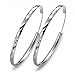 Silver Masters 925 Sterling Silver Hoop Earrings