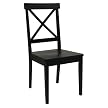Marquette X-Back Chair Set of 2- Black