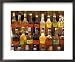 Bottles of Local Rum Drinks at Le Diamant Village, Martinique, West Indies, Caribbean Collections Framed Art Poster Print by Guy Thouvenin, 22x18