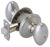 Schlage F40VSIE619 Sienna Privacy Knob, Satin Nickel