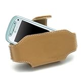 Tan Leather Pouch Holster Case for HTC TyTN by Incipio