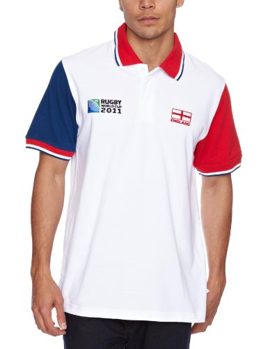 Rugby World Cup 2011 Men's Polo Shirt - White, XX-Large Rugby World Cup 2011 Men's Polo Shirt - White, XX-Large