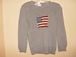 Polo Jeans Boys Girl Kelly Flag Unisex Sweater Squaw Valley Gray Small