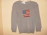 Polo Jeans Boys Girl Kelly Flag Unisex Sweater Squaw Valley Gray Small