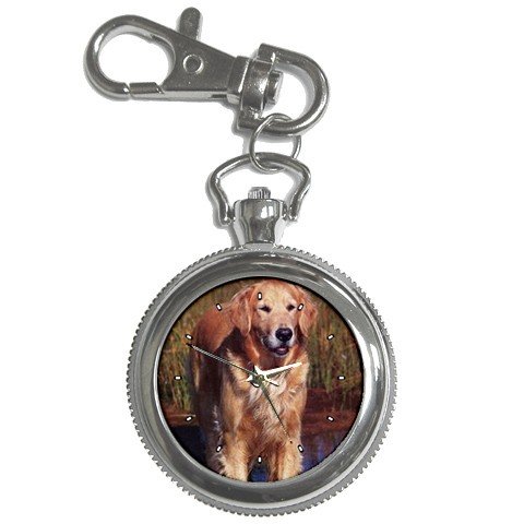 Golden Retriever Key Chain Pocket Watch
