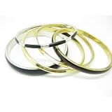 men silver bangle 5 Black men silver bangle 5 Black