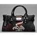ED HARDY DIDDY LOVE KILLS TOTE BLACK HANDBAG RHINESTONE
