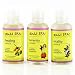 Virgin Coconut Oil Bali Spa Aromatherapy Body Oils Collection (set of 3)- Vitality Blend{Rosemary Eucalyptus} + Serenity Blend{Lavender Bergamot} + Healing Blend{Lemon Peppermint} - each 3.7 oz (total 11.1 oz) Direct Manila Coco