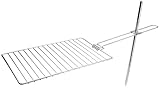 Rome's #121 Pioneer 13 Inch x 8.5 Inch Adjustable Grill, Chrome Plated Steel