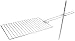 Rome's #121 Pioneer 13 Inch x 8.5 Inch Adjustable Grill, Chrome Plated Steel