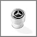 Mercedes-Benz Logo Black Tire Stem Valve Caps Mercedes-Benz Logo Black Tire Stem Valve Caps