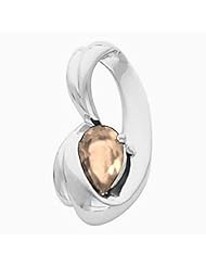 14K Yellow Gold Pear Cut Golden Topaz Pendant -- LIFETIME WARRANTY