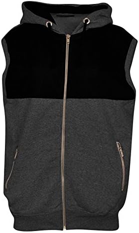My Mix Tendz - New Mens Boys Sleeveless Zip-Up Sweatshirt Hoodie