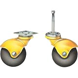 1-9/16'' Brass Ball Casters Plate Mount (4 per Pack)