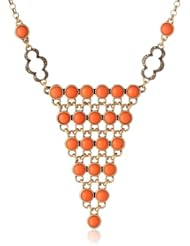 Lucky Brand Set Stone Collar Necklace, 32"