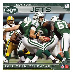 New York Jets 2012 Wall Calendar
