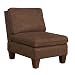 Oxford Armless Chair - Chocolate