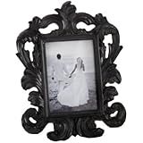 Black Baroque Elegant Place Card Holder/Photo Frame
