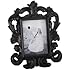 Black Baroque Elegant Place Card Holder/Photo Frame