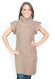Alki’i Turtle neck sweater dress with buttoned side slit- 4 colors