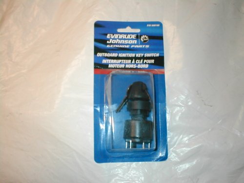 Evinrude Johnson Genuine Parts Outboard Ignition Key Switch 508180 Evinrude Johnson Genuine Parts Outboard Ignition Key Switch 508180
