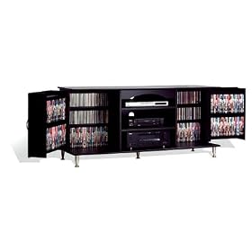 Click here to buy Plasma TV Stand - Black (60") by Prepac.
