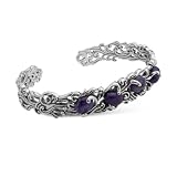Carolyn Pollack Charoite Blossom Cuff