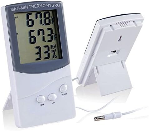 Digital LCD Indoor/ Outdoor Thermo-hygrometer Temperature Humidity Meter Tester