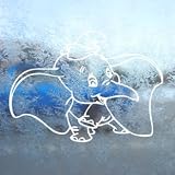 DUMBO ELEPHANT White Decal DISNEY Car Window Laptop White Sticker